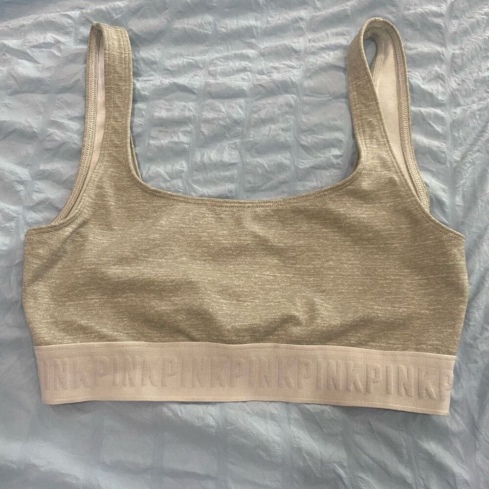 Victoria’s Secret Pink Gray Sportsbra Size Xs